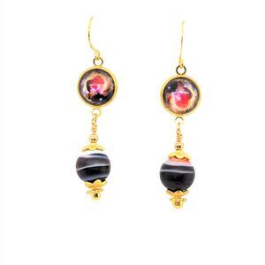 Black Nebula Earrings